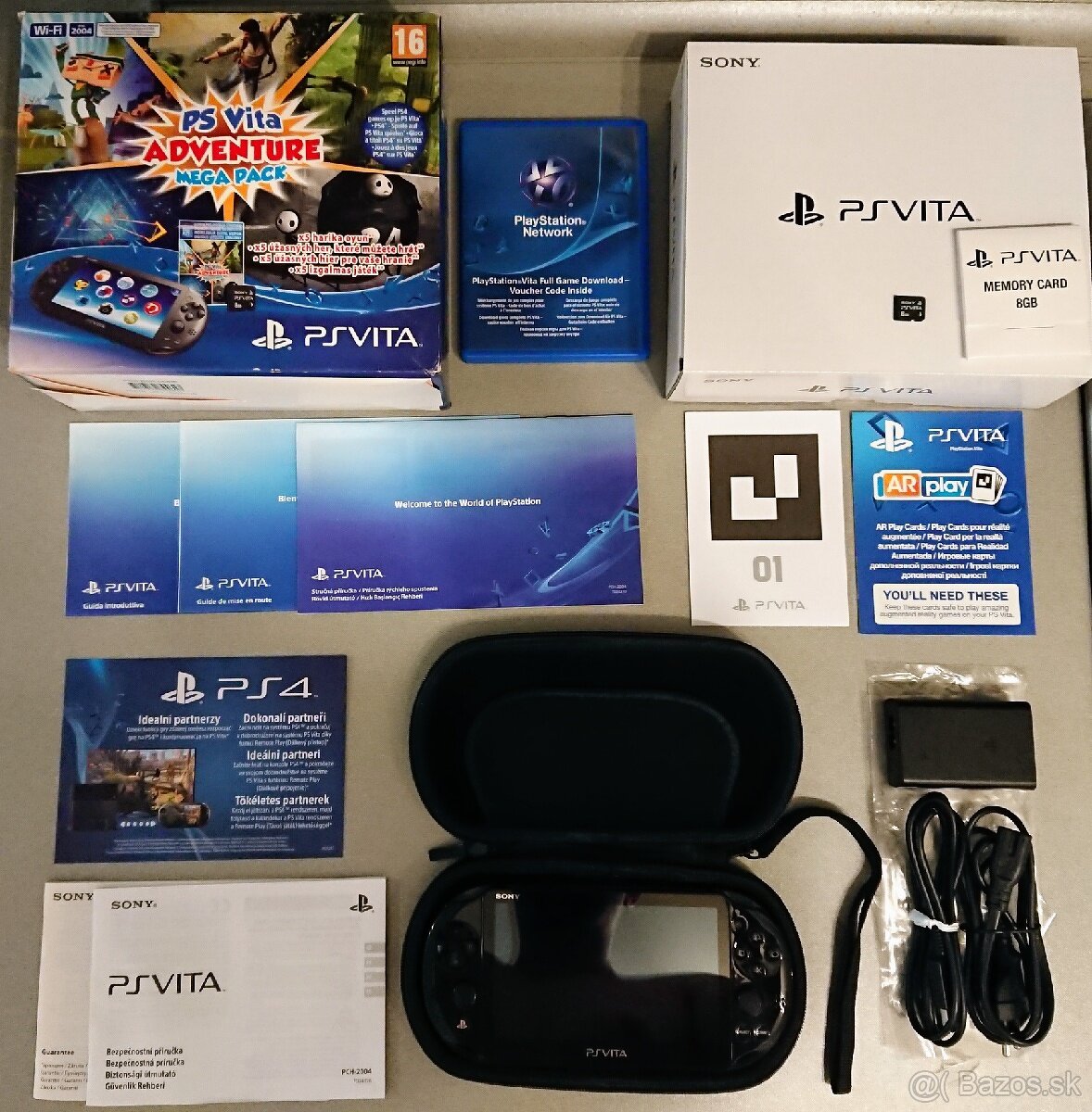 PlayStation Vita Slim - Komplet + 12 hier