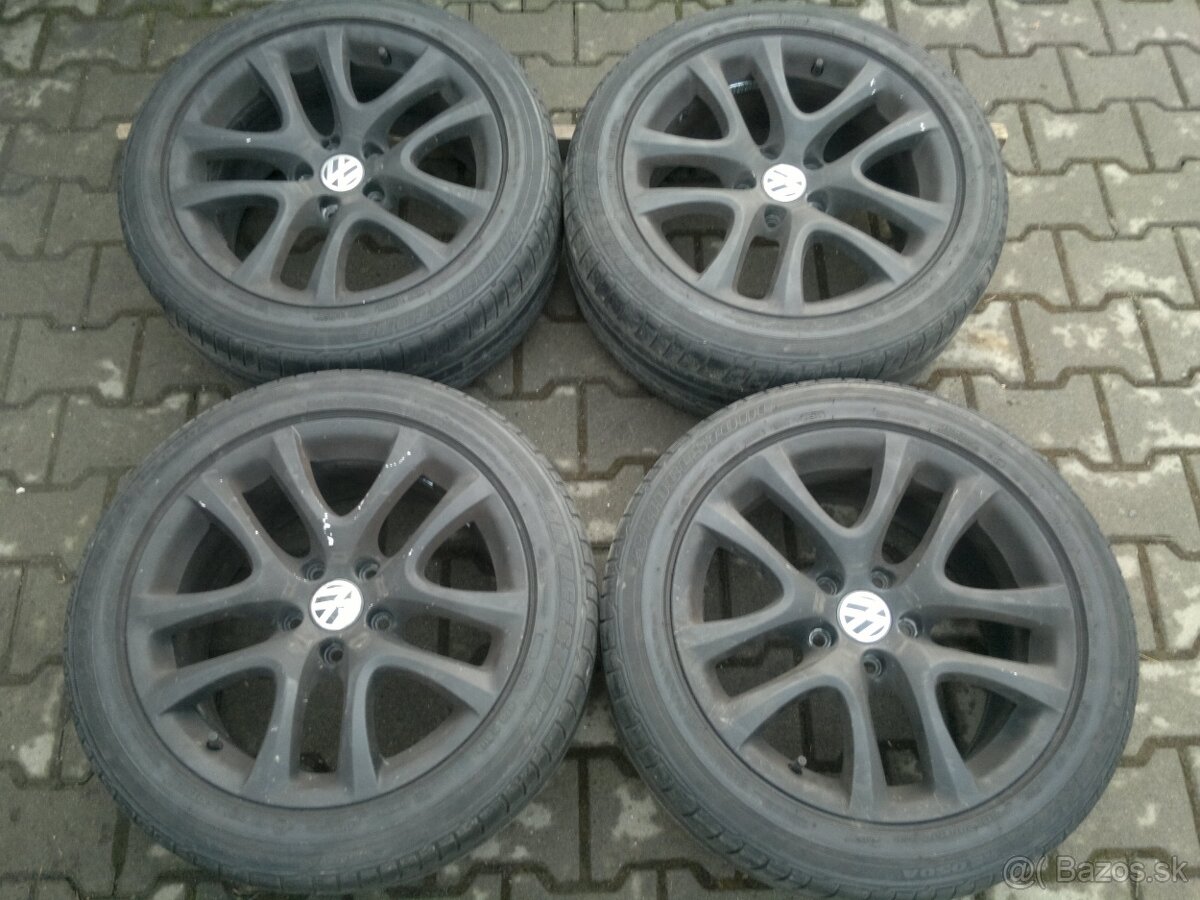 Elektrony VW SCIROCCO  5x112 r17, letne pneu. 235/45 r17