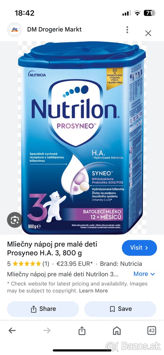 Nutrilon pro syneo 3