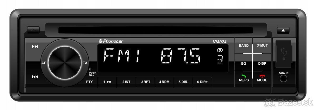 Phonocar VM024 Autorádio 12/24V Bluetooth DAB