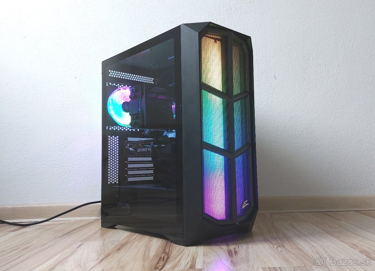 Herný pc 8jadro AMD Ryzen 7 5700G 3,80ghz/NVME/RTX2060S 8GB