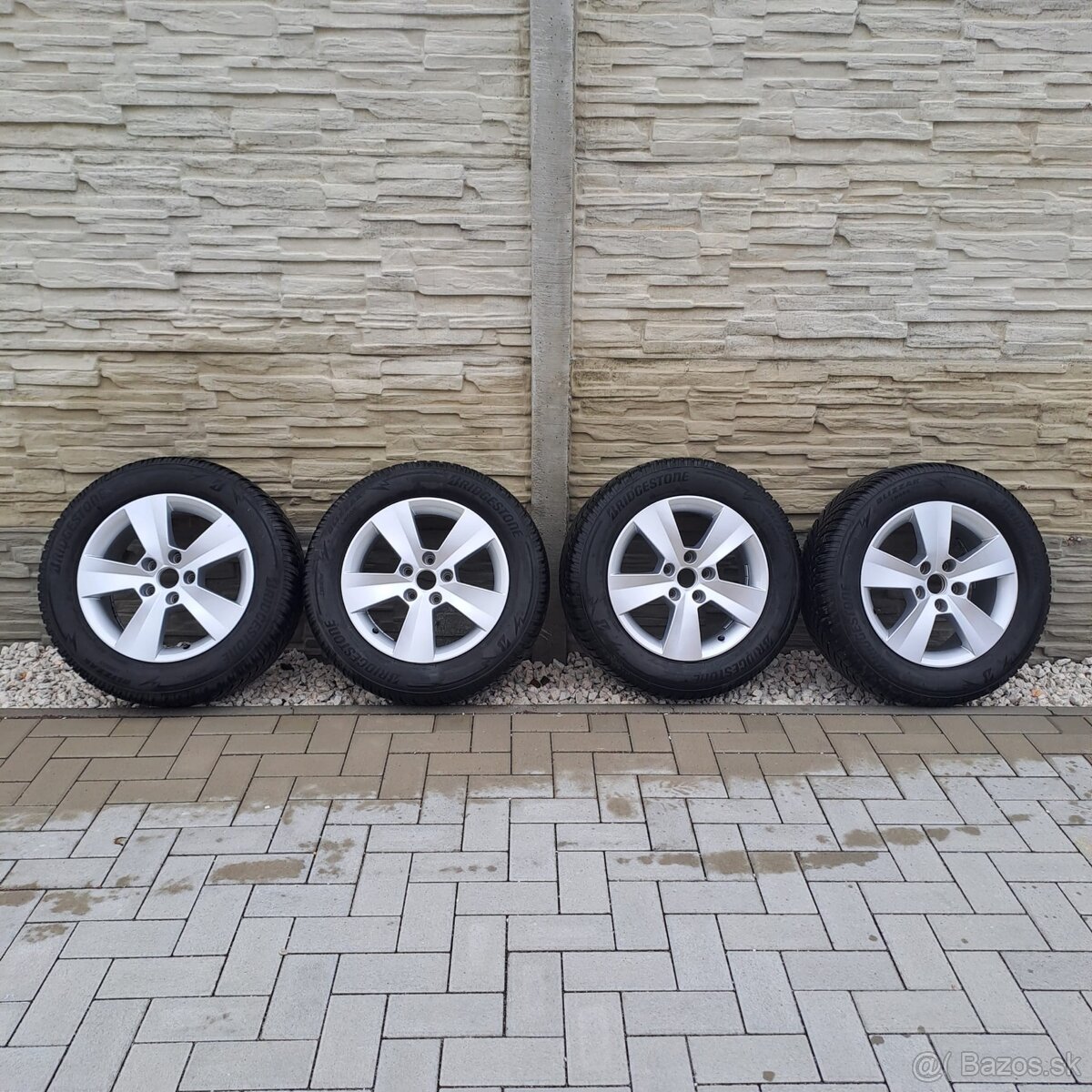 1.Predám Elektróny Škoda 215/60 R16 Zimné 5x112