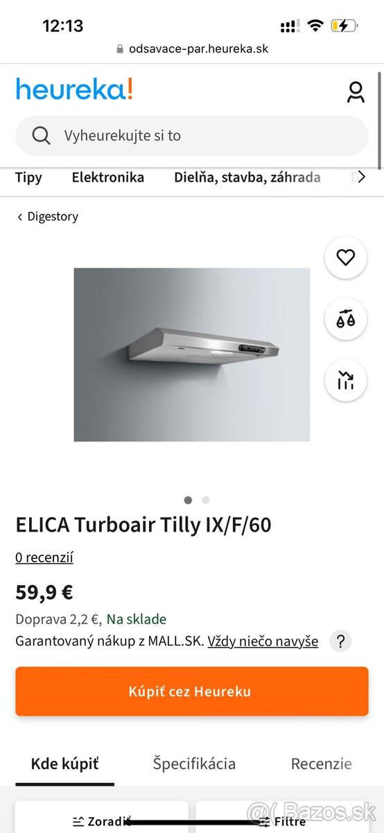 Digestor Elica turboair