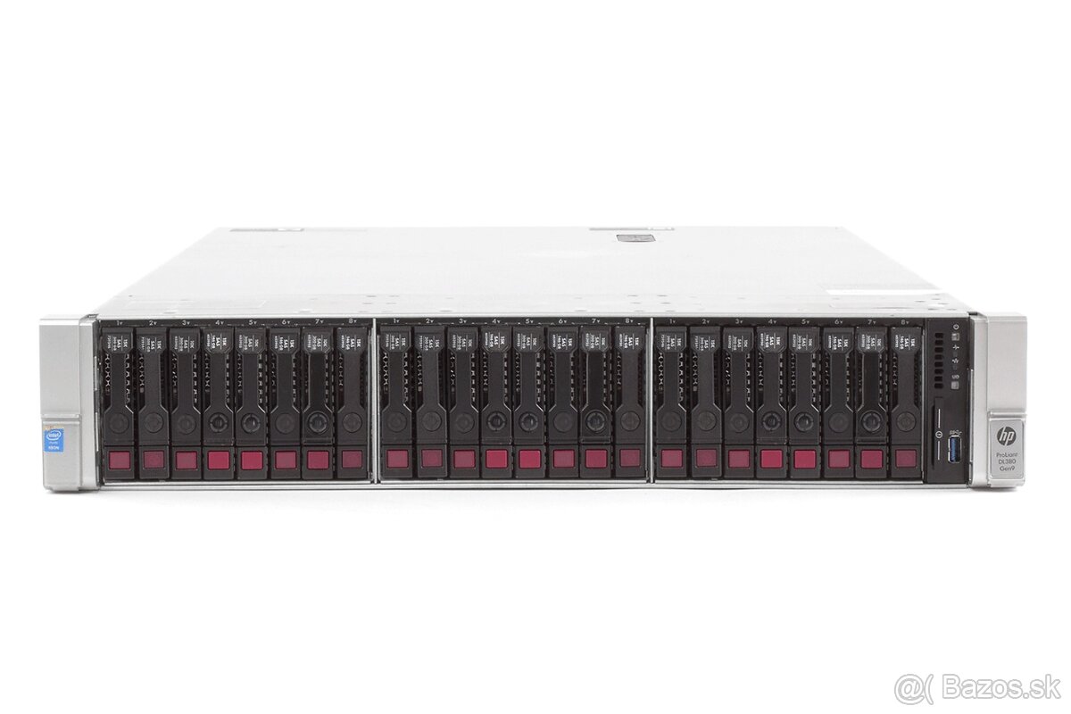 HP DL380 G9 - 2x Xeon E5-2690v3 , 256GBRAM DDR4, 24x900GBHDD