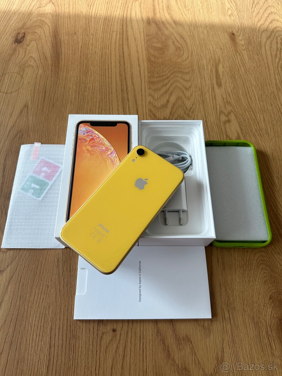 iPhone XR 64 gb Yellow v záruke + komplet príslušenstvo