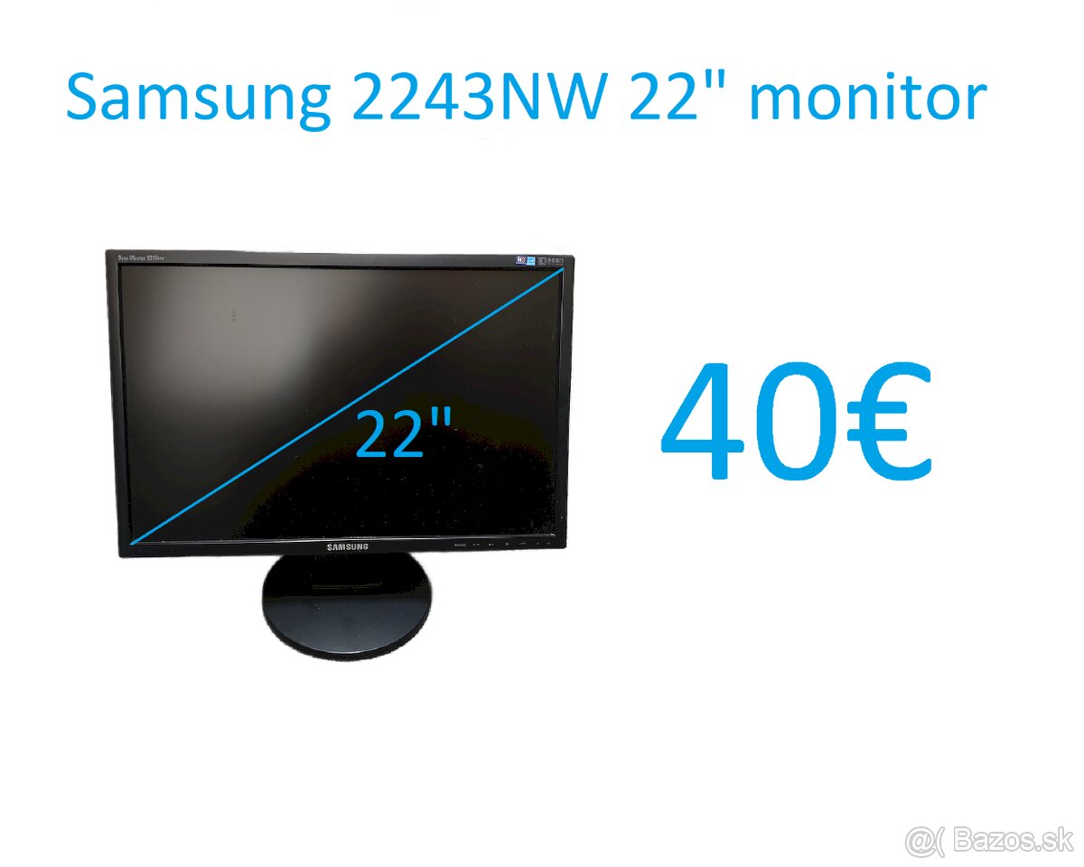 Samsung 2243NW 22" monitor