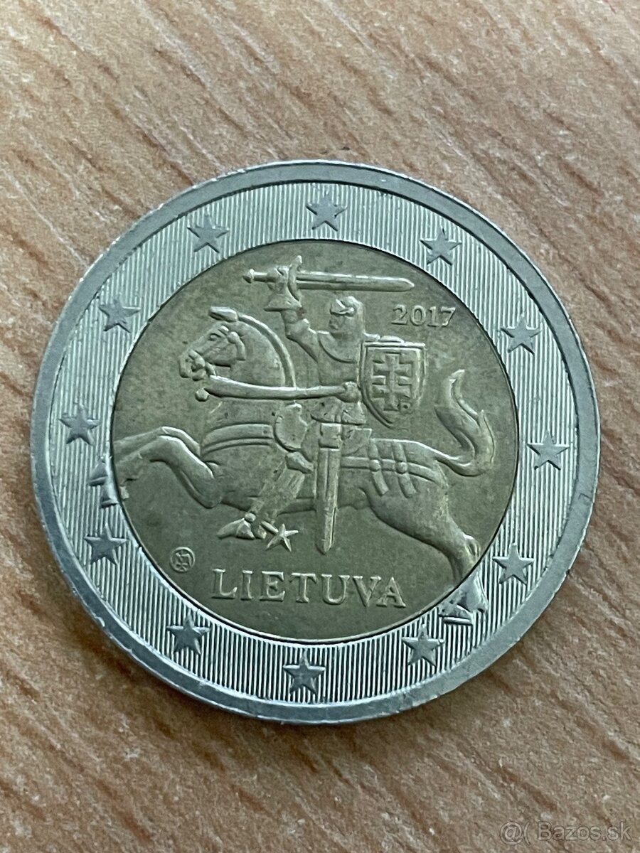 Predám vzácnu Litvanskú 2€ mincu