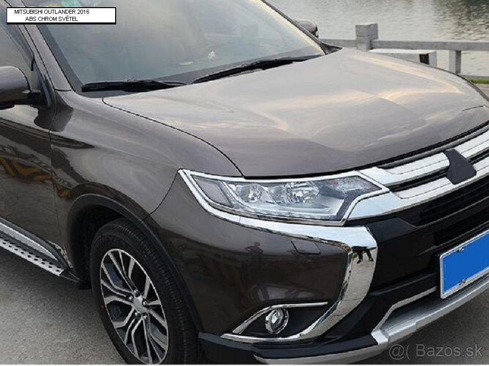 2016 Mitsubishi Outlander Kvalitní ABS Chrom přední světla