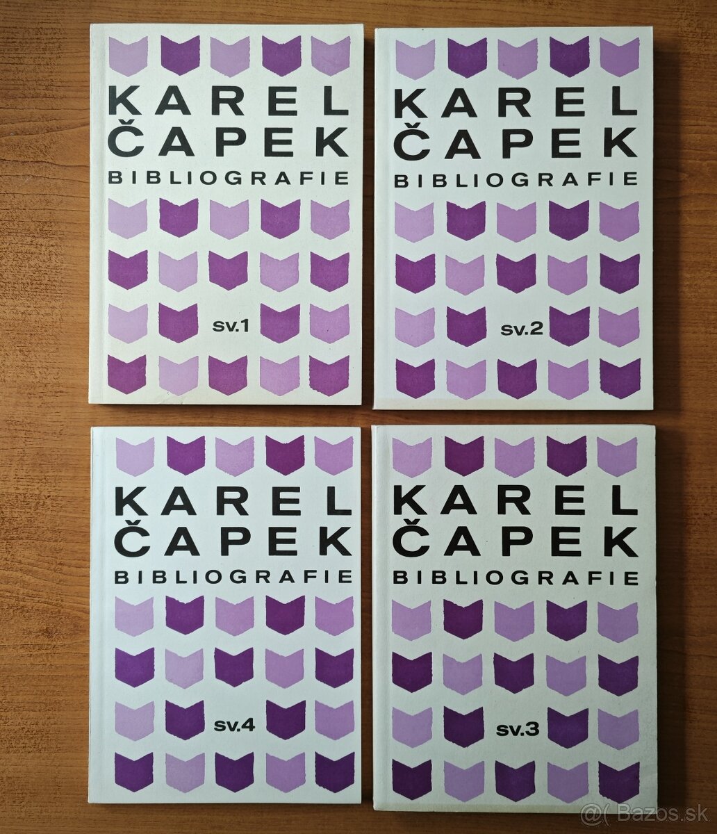 Karel Čapek - Bibliografie I. - IV.