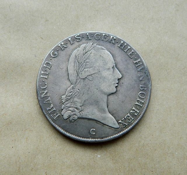 Predám 1 toliar 1797 C Franc II.