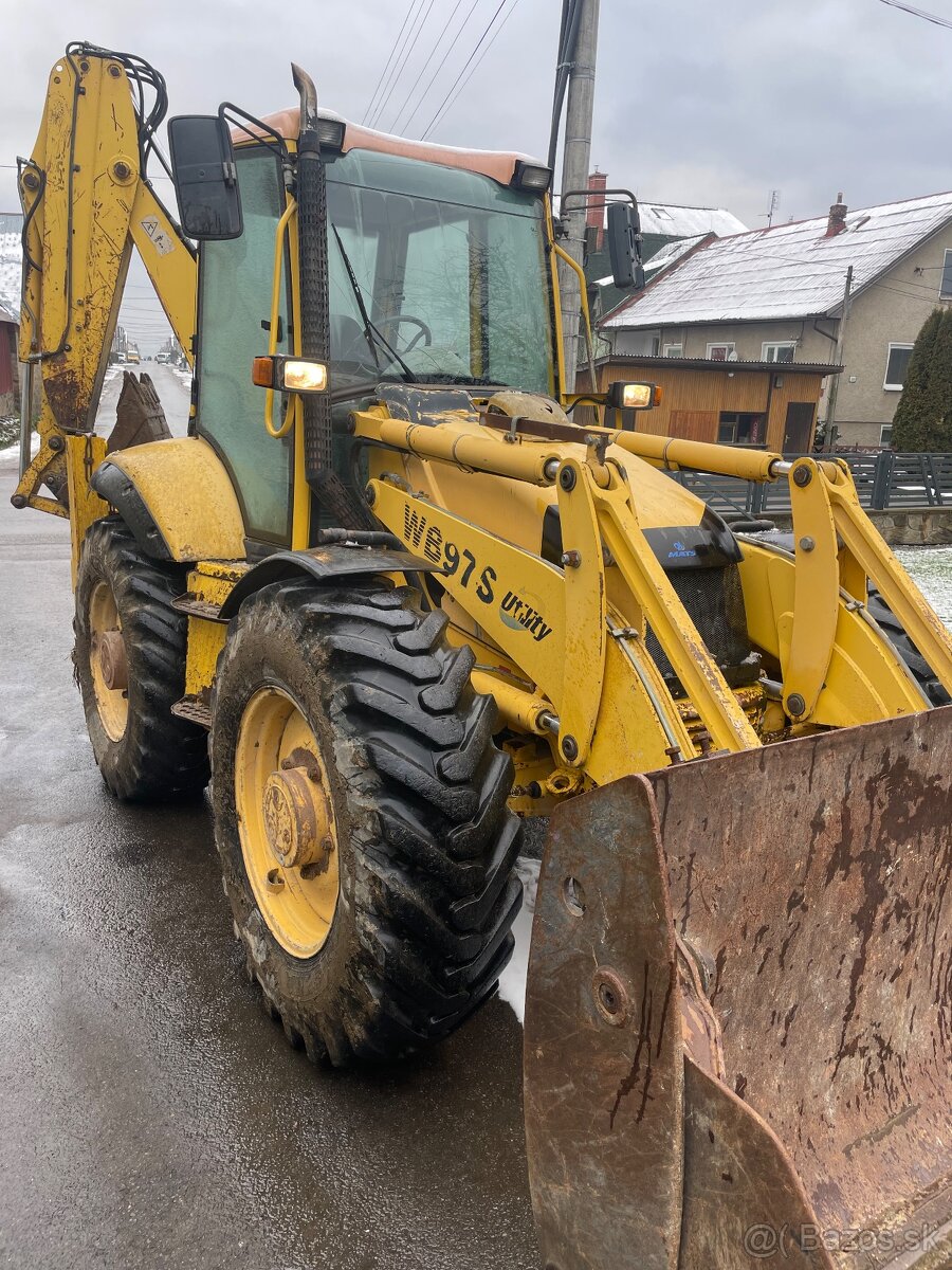 Predám traktorbáger Komatsu WB 97S s TP