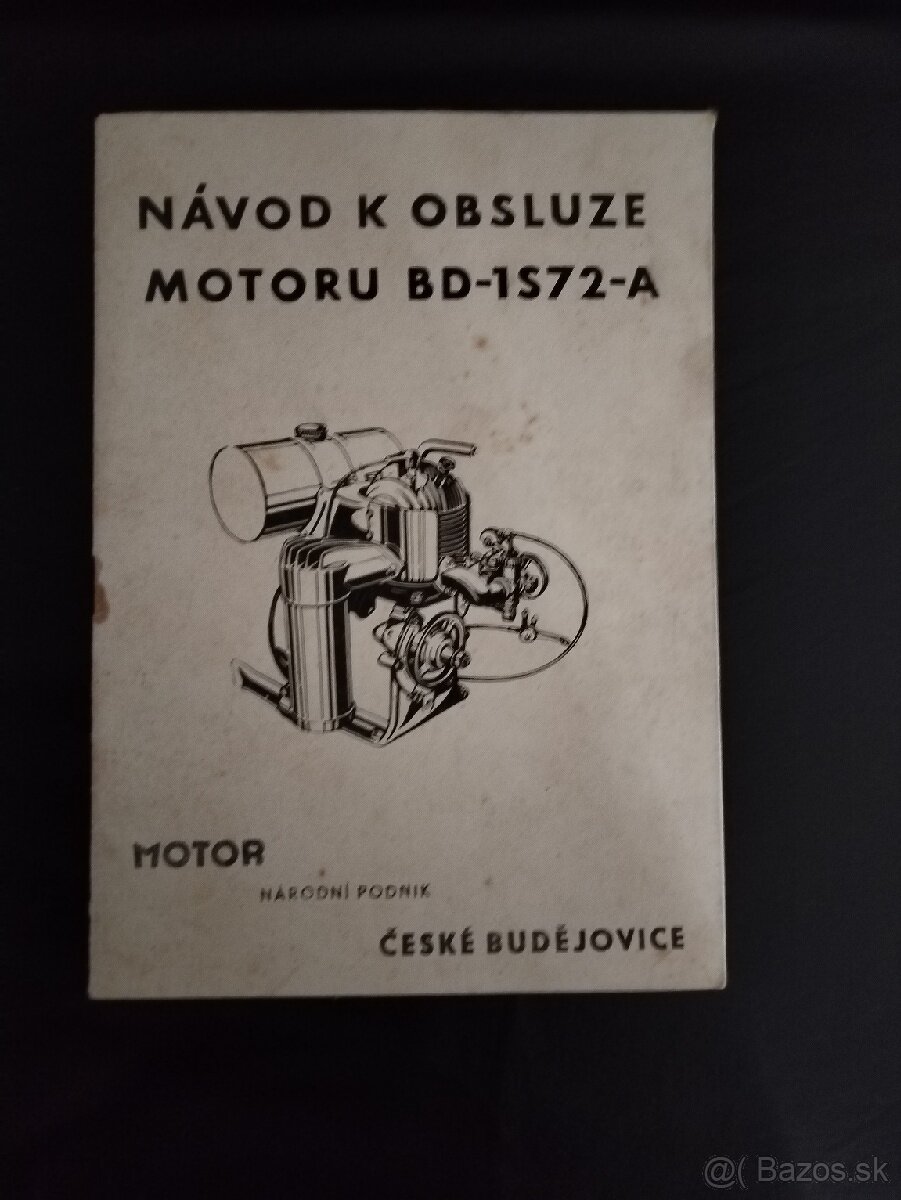 Návod na obsluhu motoru BD 1S72 A