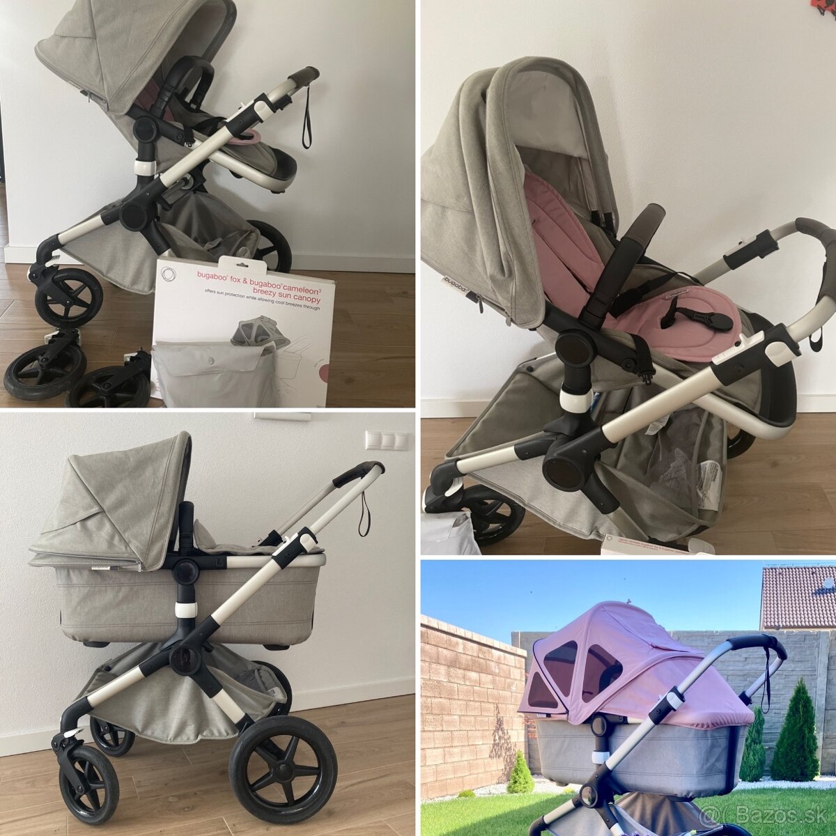 Bugaboo fox 2 light grey