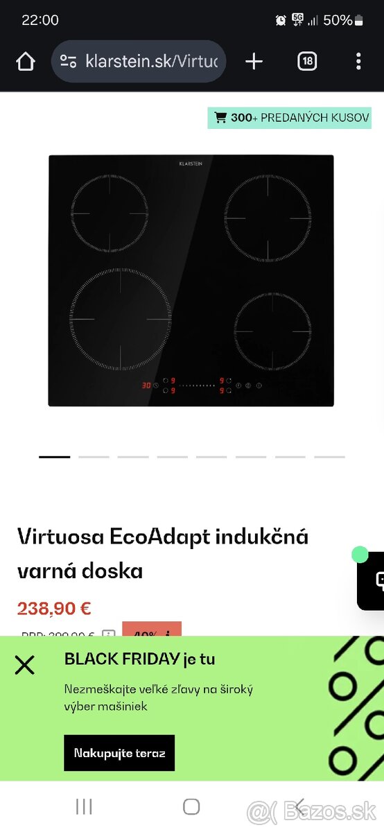 Klarstein Virtuosa ecoadapt indukcná varná doska