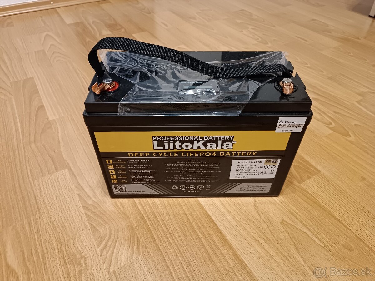 Batéria Lifepo4 12V 100Ah LiitoKala