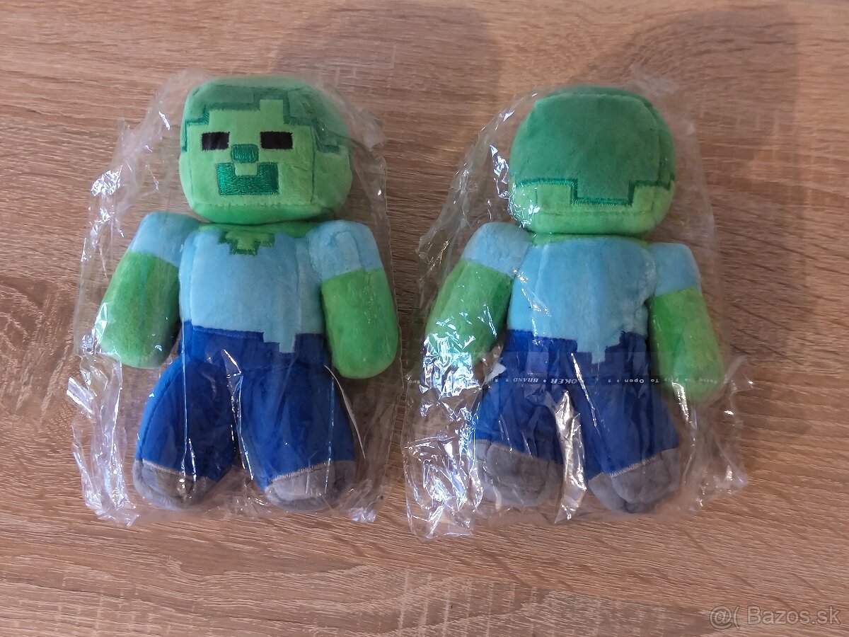 Plush Minecraft Zombie Steve 18 cm