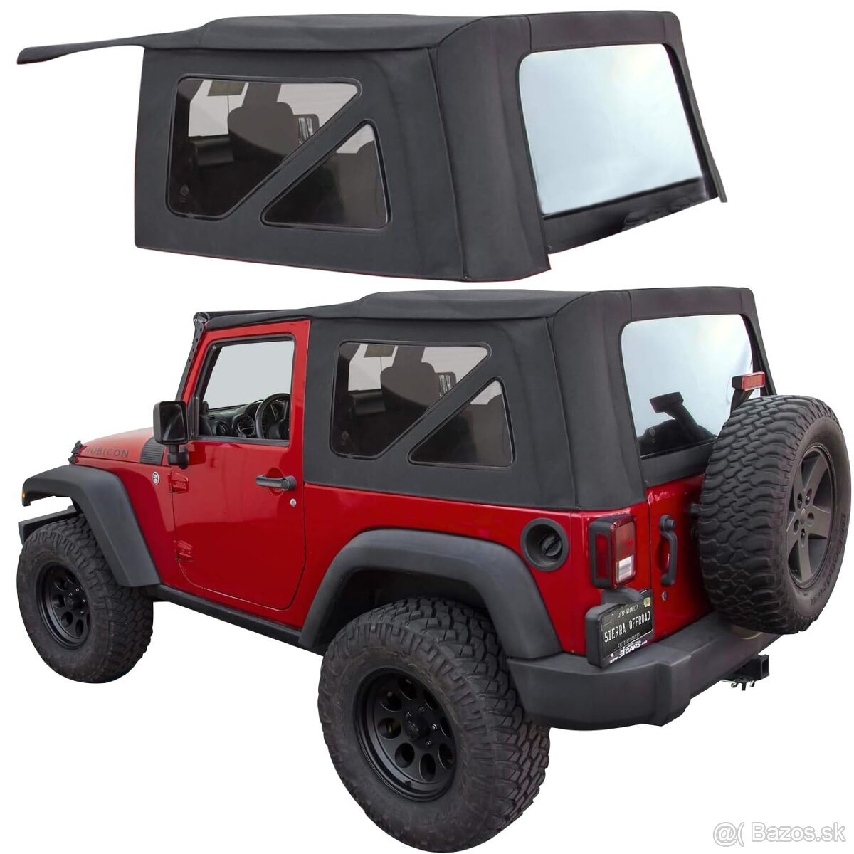 Predám Softtop strechu na Jeep Wrangler JK 3dv.