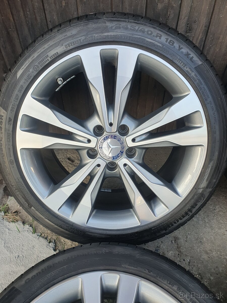 5x112 r18 Mercedes W205-Letni pneu 7mm