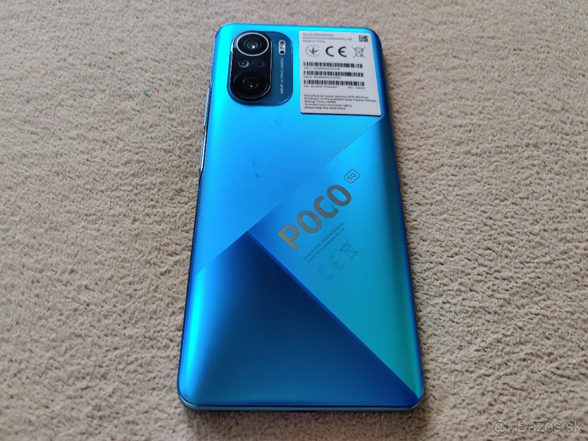Xiaomi Poco F3 - 5G.  6gb/128gb.  Modrá metalíza.