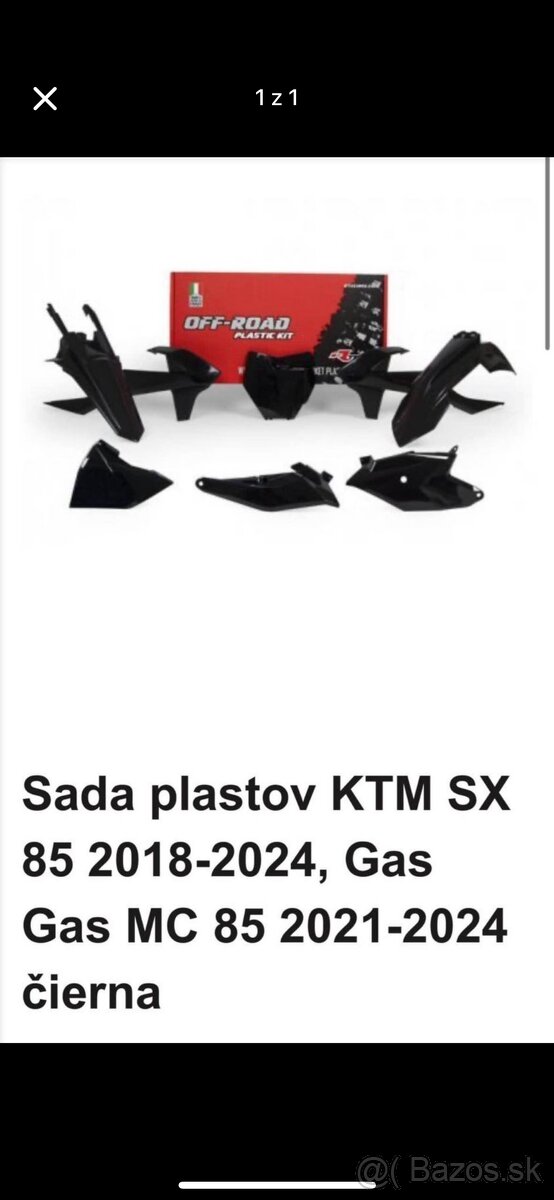 Plasty KTM/Gasgas 85 2018-2024