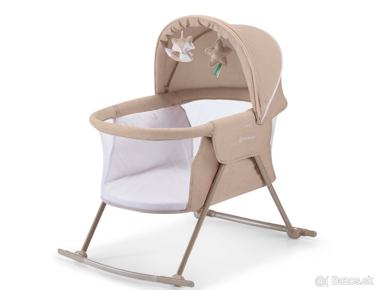 KINDERKRAFT Postieľka detská 3v1 Lovi Beige