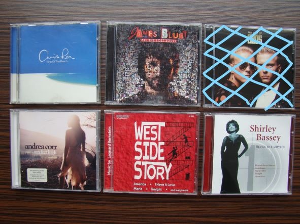 CD Chris Rea,James Blunt,Andrea Corr,West Side Story,Bassey - Žilina ...