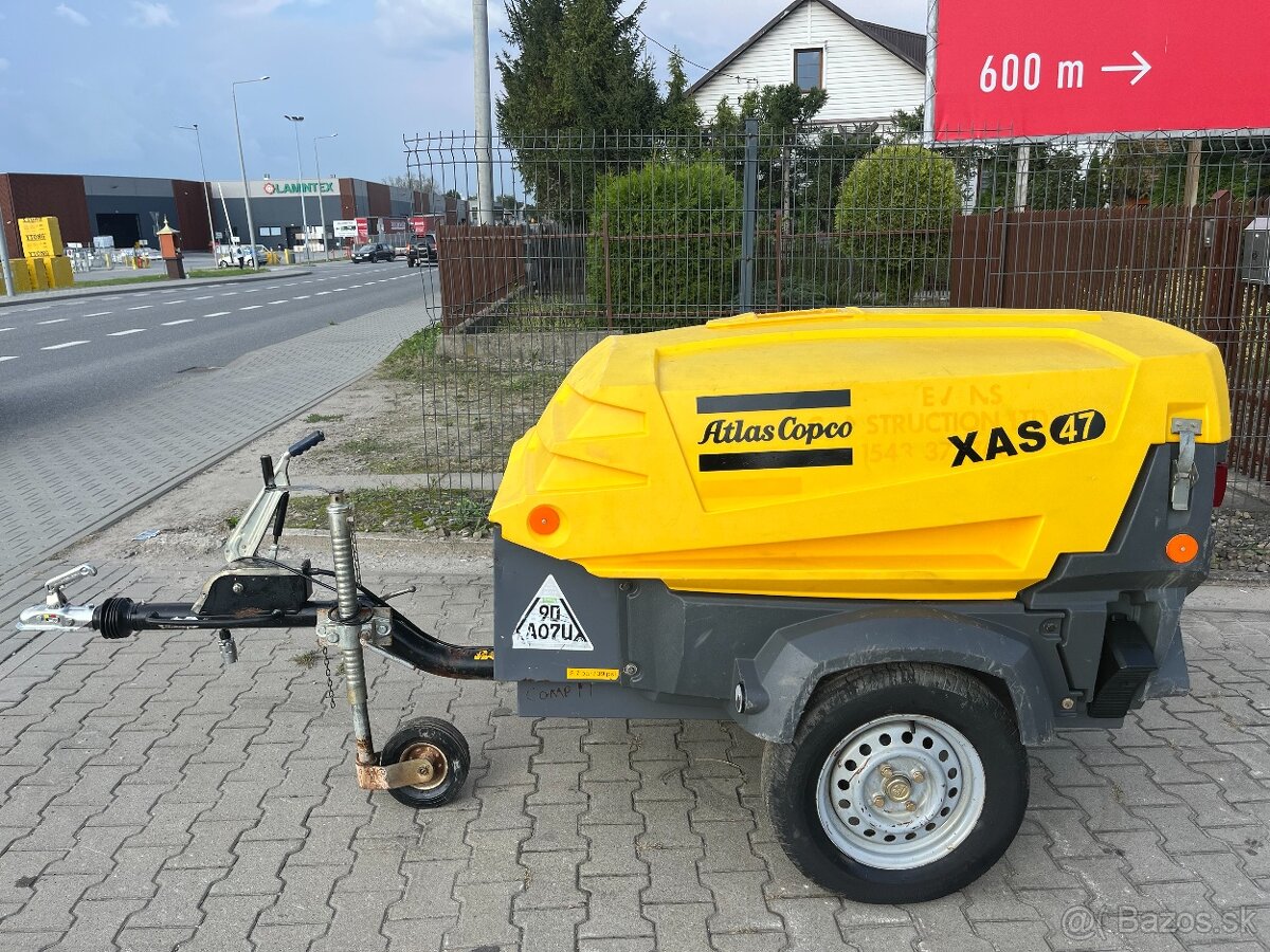 Šroubový kompresor skrutkovy  Atlas Copco XAS 47, Doosan