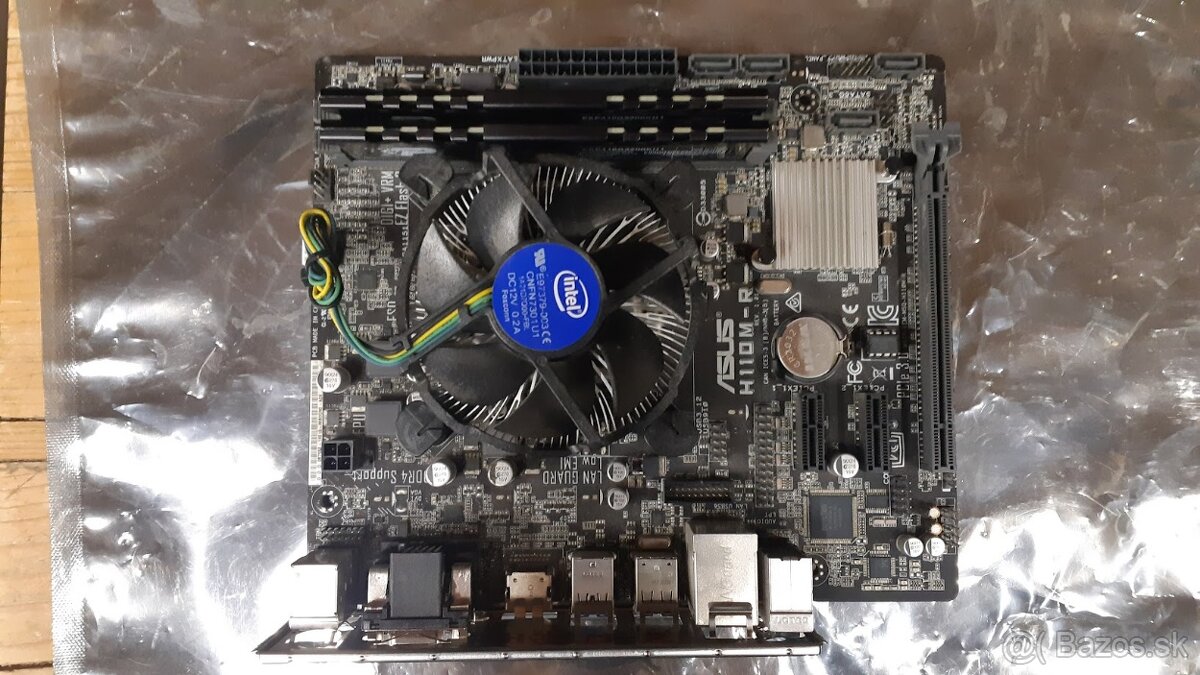 MB ASUS H110M-R + i3-6100 +8GB RAM