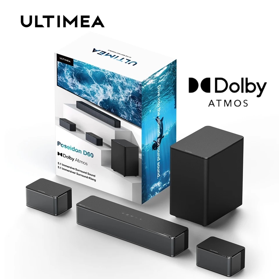 Ultimea Poseidon D60 5.1 Soundbar Dolby Atmos