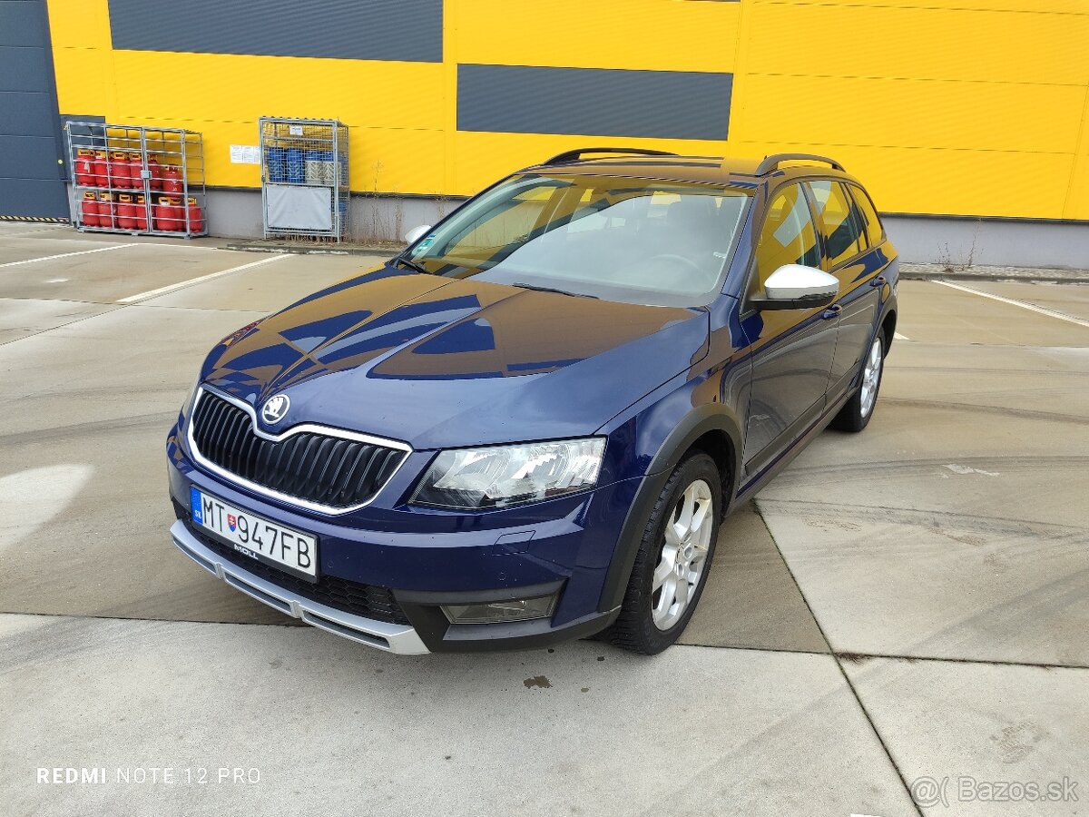 Škoda Octavia  Scout 4x4 2.0TDI, 110Kw, r.v 10/2015