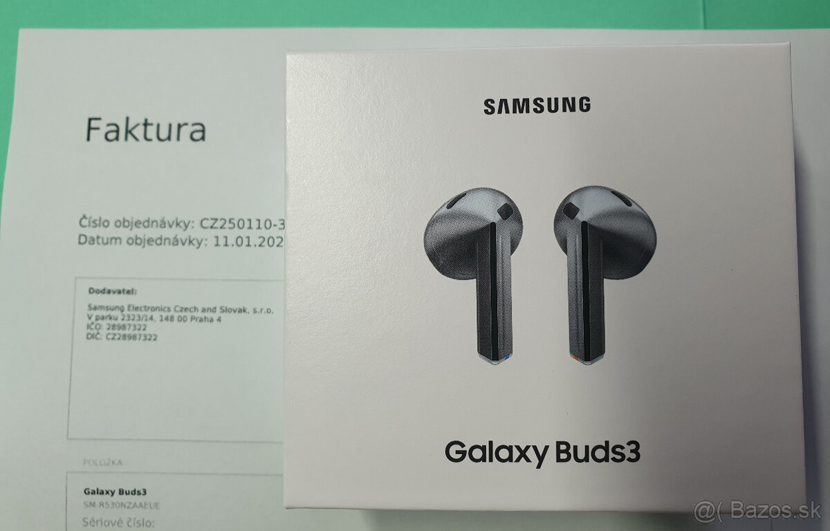 Nové Samsung Galaxy Buds 3 Silver