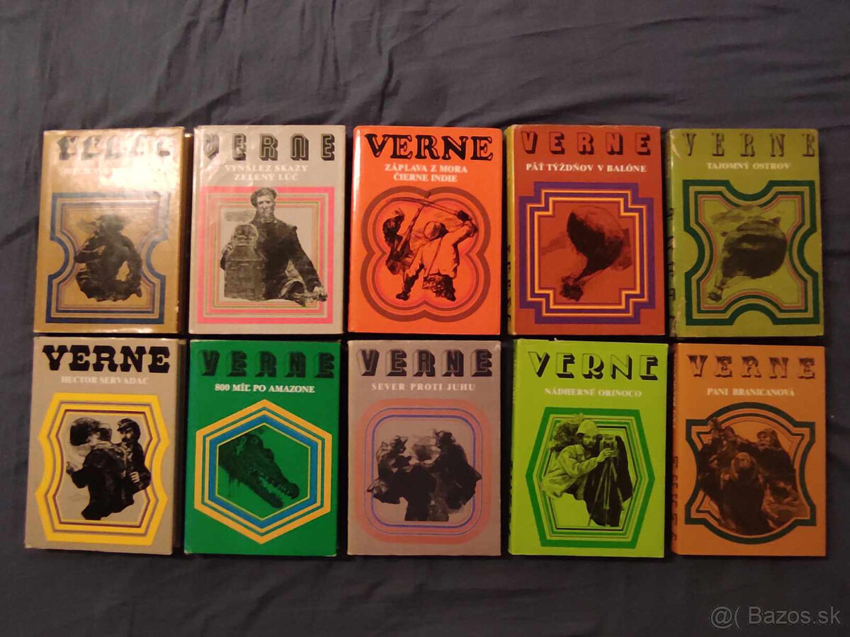 Jules Verne - edicia Mladé Leta - komplet 35ks sk jazyk