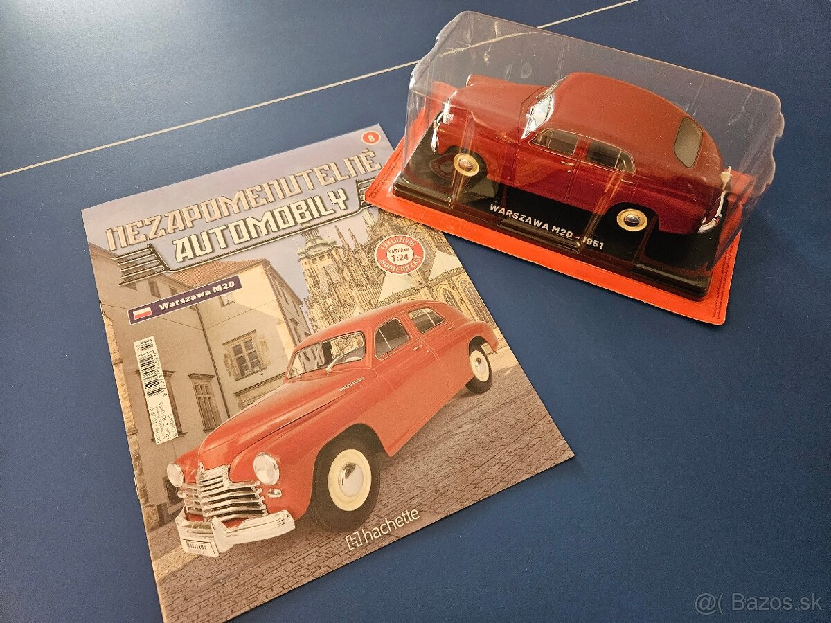 hachette Warszawa M20 Nezapomenutelné Automobily #8 1:24