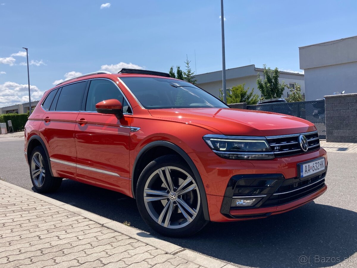 Tiguan Allspace 4x4 R-Line ODPOČET DPH Habanero Virtual Pano