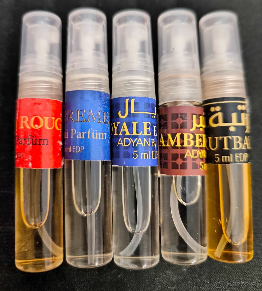 Unisex 5x5ML arabský parfém