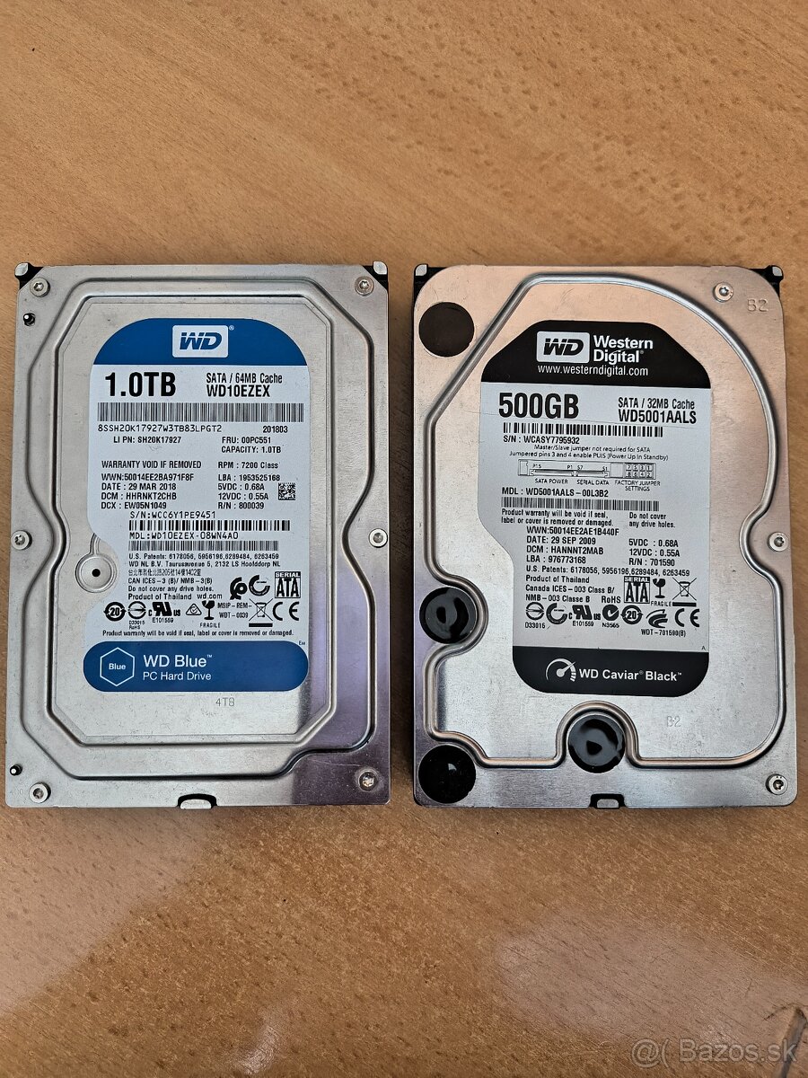 HDD 3,5 Western Digital 1+1