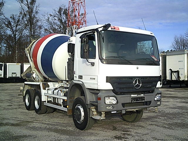 MERCEDES BENZ ACTROS 3336 6X6 domiešavač betonu