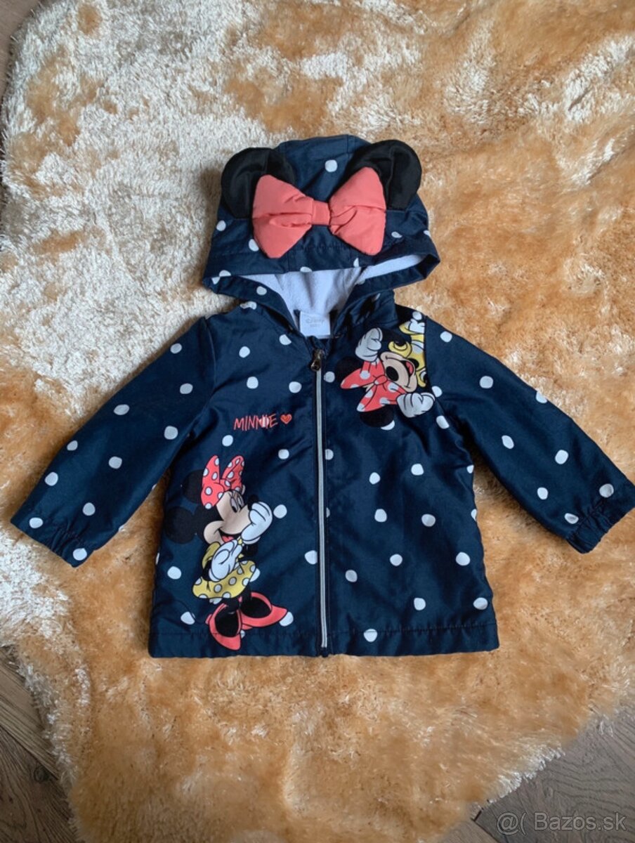 Minnie Mouse prechodná bunda