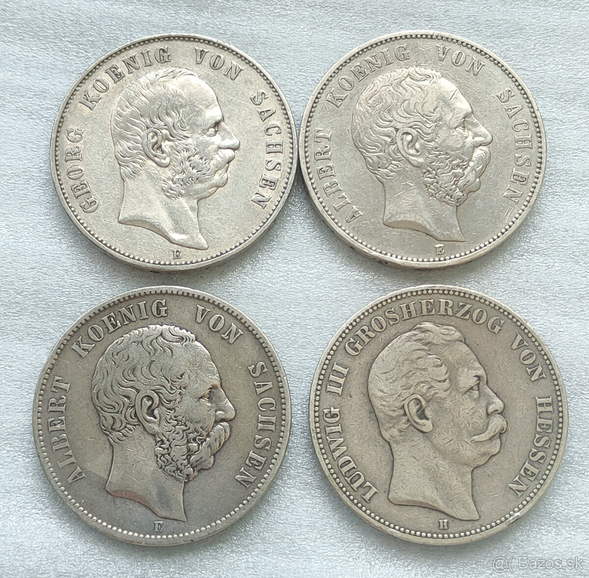 Strieborne mince 2,3,5 Marky - Nemecke cisarstvo
