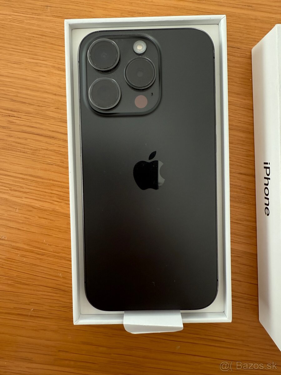 Iphone 15 pro black titanium 128gb