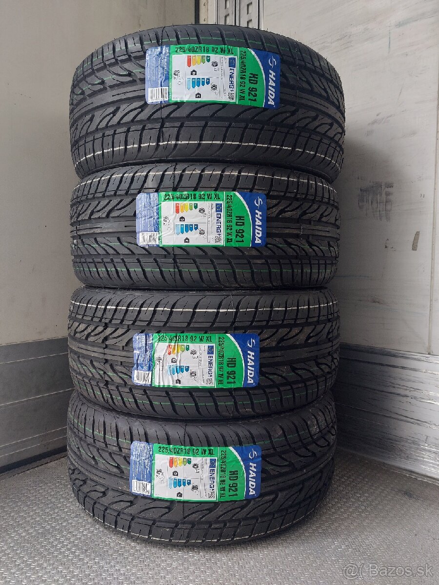 225/40R18 Nové letné pneumatiky 2023