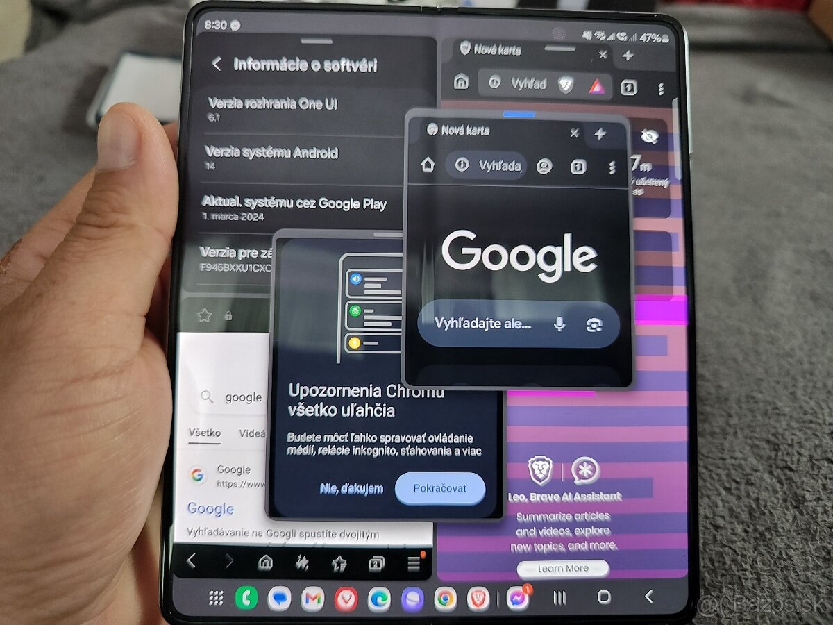 Samsung galaxy Z Fold 5 aj vymenim 1200e za komplet