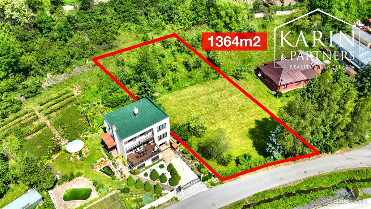 Pekný, viacúčelový pozemok 1360m2, Banská Štiavnica