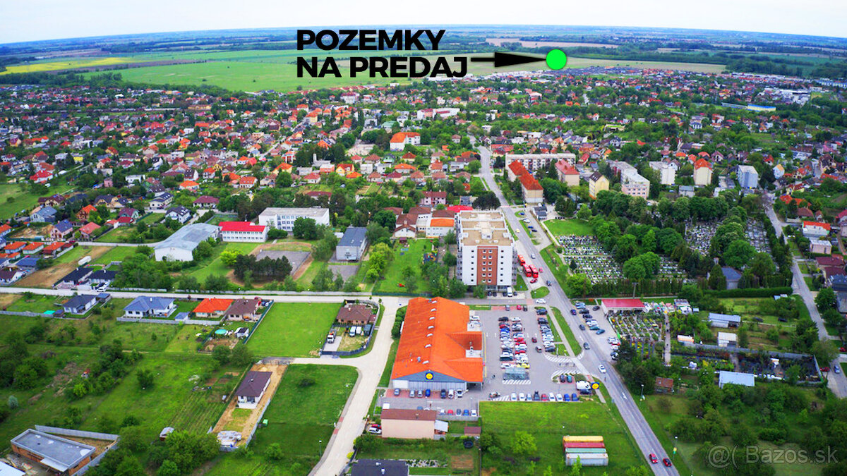 POZEMOK Bernolákovo BLÍZKO RD, Malý Dunaj, ELEKTRIKA 2xCESTA