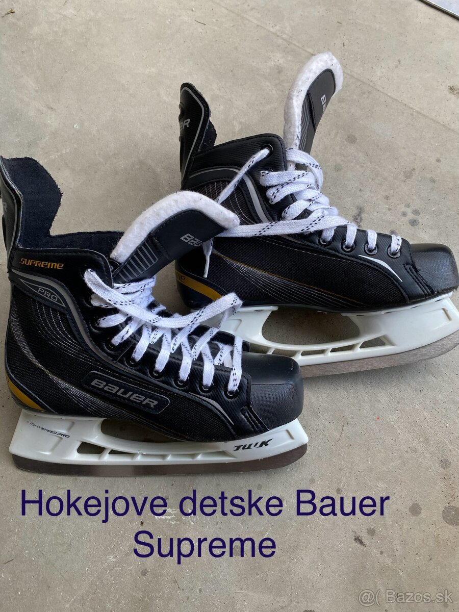 Detské korčule hokejové - Bauer Supreme PRO