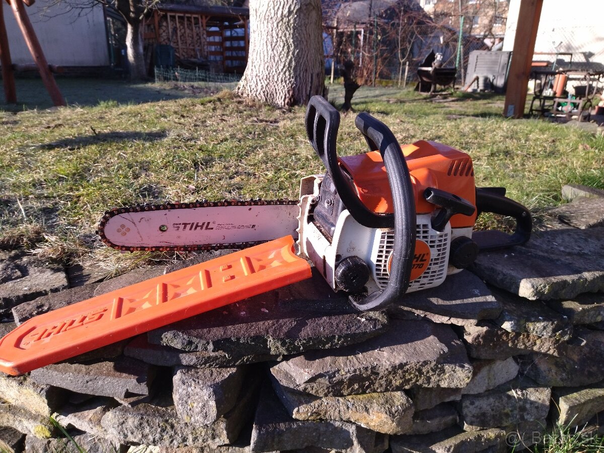 Predam motorovú pílu Stihl MS 170 1,3kw-REZERVOVANA