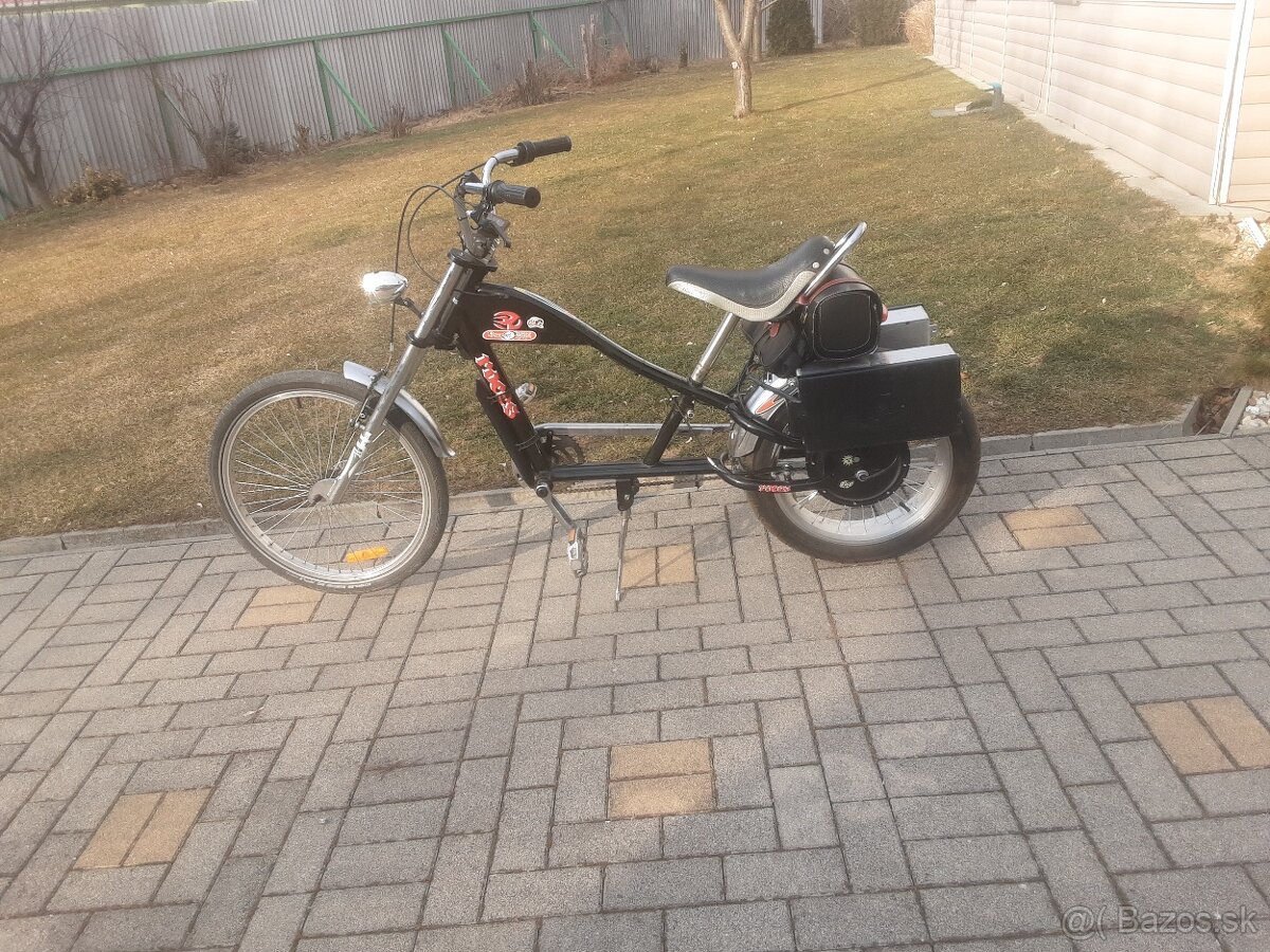 Elektrobicykel chopper s 1000W motorom