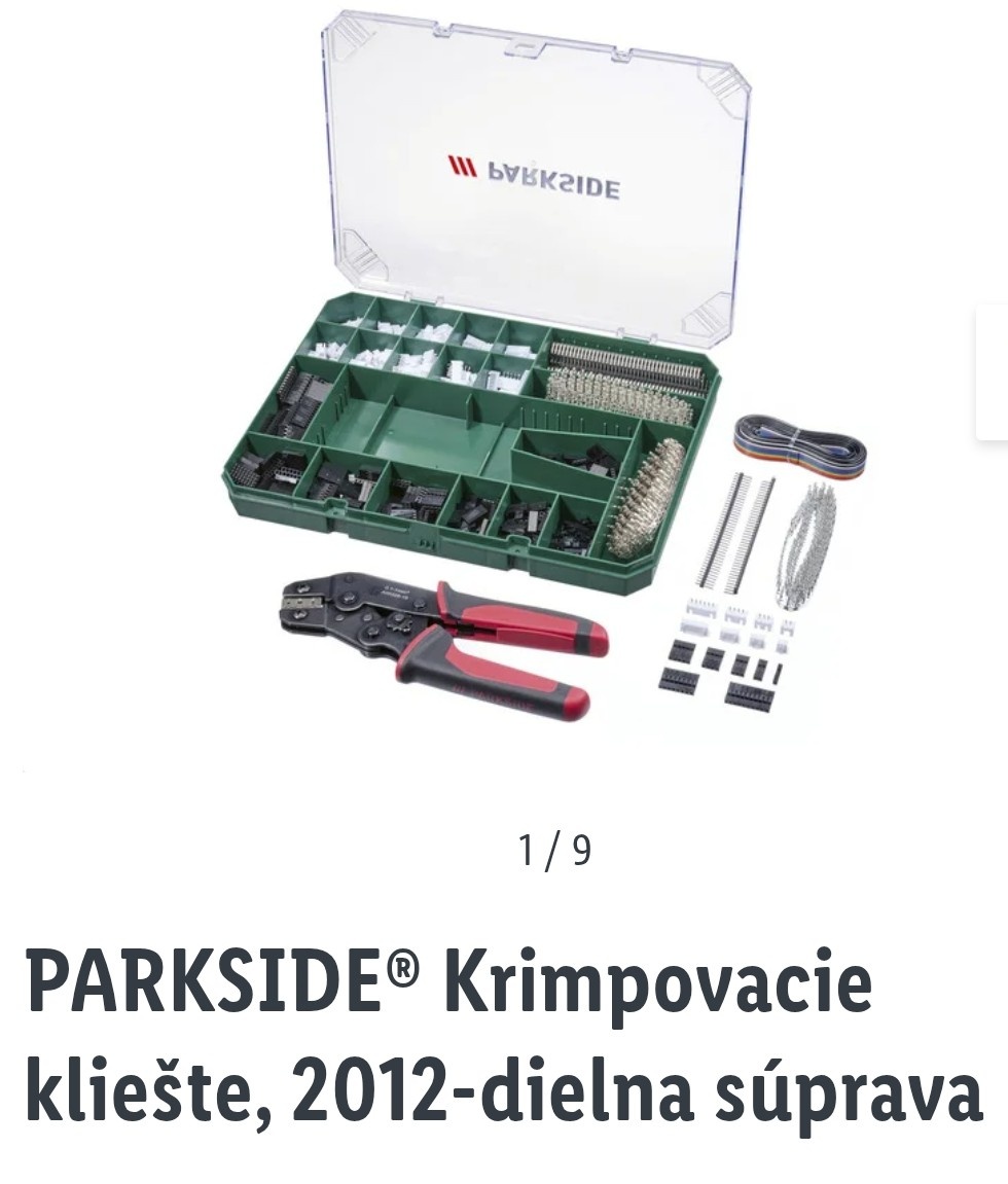 Parkside-krimpovacie kliešte