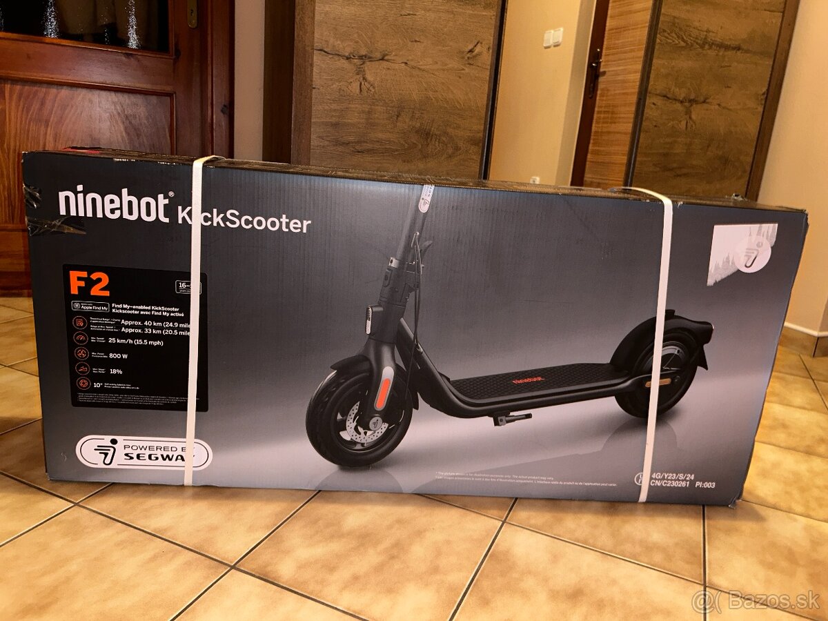 NOVÁ kolobežka ninebot KickScooter F2/800w