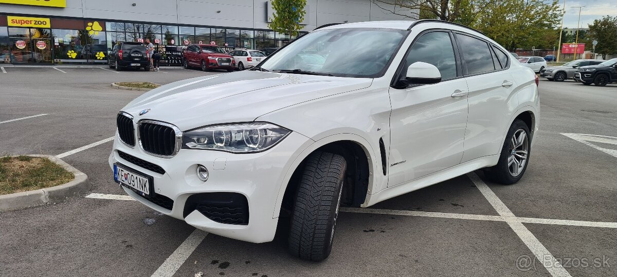 BMW X6 M paket 30d  2018 , 89600 km , SK